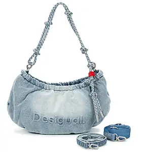 Sac bandoulière en jean femme Desigual Half Logo Waverly