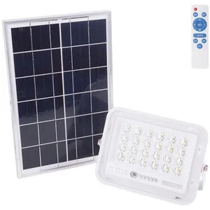 GREENICE Solaire led Floodlight 30W 6500K Panneau: 6V/6W Battery: 3.2V... pas cher