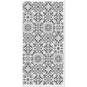 Tapis Vinyle - Panorama - Triana - Carreaux Ciments - Gris - 60x200 cm pas cher