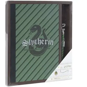 CERDA Harry Potter - Set Papeterie Serpentard - Bloc-Notes + Stylo - 2 Pc pas cher