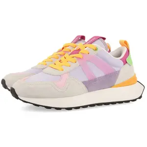 GIOSEPPO Adair Baskets jaunes avec détails multicolores pour femme, Mauve, 41 EU pas cher