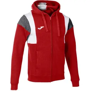 Comparateur de prix : Joma Confort III Sweater Met Kap Heren - Rood / Wit / Donkergrijs Gemeleerd | Maat: M