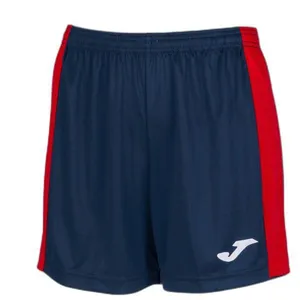 Short Maxi Femme - JOMA - Bleu Marine/Rouge - Taille Élastique - Respi... pas cher