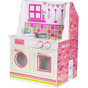 Maison de Poupées Cuisine 2 en 1 Estela Outdoor Toys MDF 47,5x40x67,5 ... pas cher