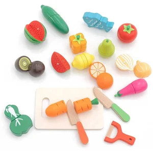 Robin Cool Méthode Montessori Fruits Et Légumes En Bois Écologiques pas cher