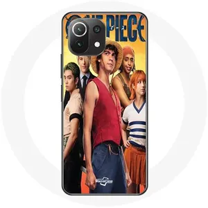 MANIACASE Coque pour Xiaomi Mi 11 Lite Anime One Piece Luffy Affiche Personnages... pas cher