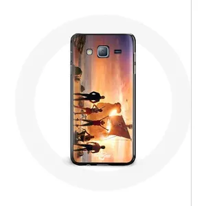 MANIACASE Coque pour Samsung Galaxy J3 2016 One Piece Affiche Equipages Saison 1... pas cher