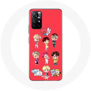 MANIACASE Coque pour Xiaomi Redmi Note 11s 5G BTS TinyTAN Animation BT21 Affiche... pas cher