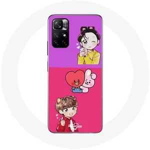 Coque - MANIACASE - Xiaomi Redmi Note 11s 5G - BTS BT21 Cooky - Souple - Mixte pas cher