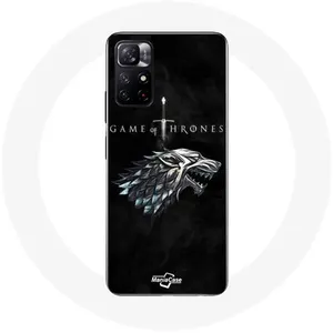 Coque pour Xiaomi Redmi Note 11s 5G Game of Thrones Saison 8 Le Trône de Fer La maison Stark Logo L'hiver arrive Maniacase pas cher