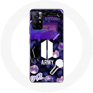 Coque pour Xiaomi Redmi Note 11s 5G Bangtan Sonyeondan BTS Logo Army B... pas cher