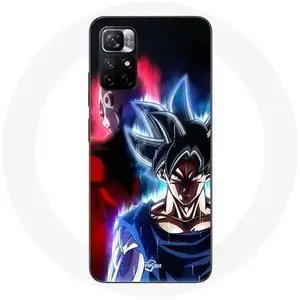 Coque Redmi Note 11 5G Dragon ball z super front noir Maniacase pas cher