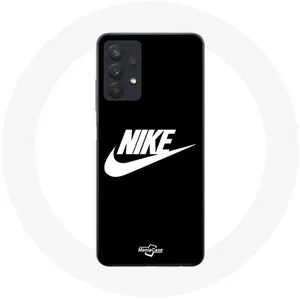 Coque pour samsung galaxy A32 5G Nike Logo blanc fond Noir Maniacase pas cher