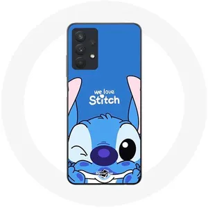Comparateur de prix : Coque pour samsung galaxy A32 5G Stitch mignon fond bleu Maniacase