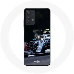 Coque pour Samsung Galaxy A32 5G Formule 1 Valtteri Bottas Pilote automobile F1 Noir Maniacase pas cher