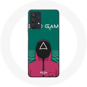 Coque pour Samsung Galaxy A32 5G Squid Game logo symbole triangle Maniacase pas cher