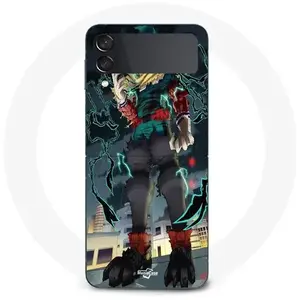 Coque Samsung Galaxy Z Flip4 izuku Midoriya, Deku, one for all, my her... pas cher
