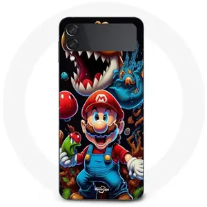 MANIACASE Coque Samsung Galaxy Z Flip4 super mario bros film pas cher