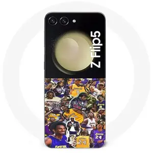 MANIACASE Coque Samsung Galaxy Z Flip5 kobe bryant all generations champion NBA pas cher
