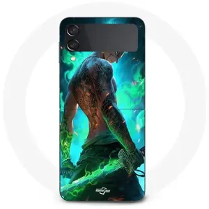 MANIACASE Coque Samsung Galaxy Z Flip4 One piece Zoro 3D Manga anime Fanart pas cher