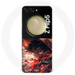 Comparateur de prix : Coque Samsung Galaxy Z Flip5 One piece Luffy énervé art manga anime