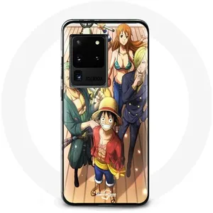 Coque pour Samsung Galaxy S20 Ultra One Piece Luffy Affiche Equipages Manga Anime Maniacase pas cher