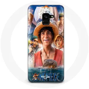 Coque pour Samsung Galaxy A8 Plus One Piece Luffy Affiche Personnages Art Saison 1 Maniacase pas cher