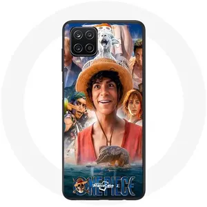 Coque pour Samsung Galaxy A12 One Piece Luffy Affiche Personnages Art Saison 1 Maniacase pas cher