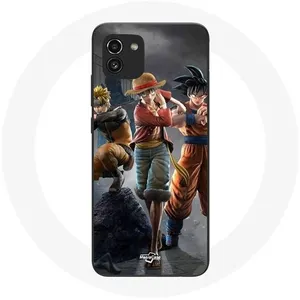 Coque pour Samsung Galaxy A03 Sangoku naruto Luffy one piece Dragon Ball z 3D Anime manga Maniacase pas cher