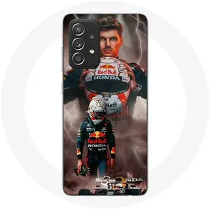 Coque pour Samsung Galaxy A52 Formule 1 Max Verstappen Casque F1 Maniacase pas cher