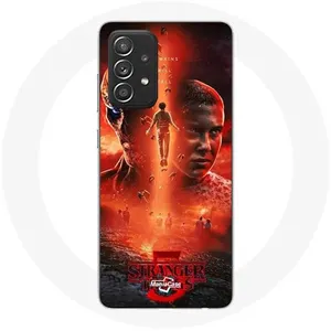MANIACASE Coque pour Samsung Galaxy A52 Stranger Things Affiche Série Saison 5 M... pas cher