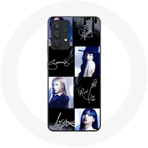MANIACASE Coque pour Samsung Galaxy A13 4G Blackpink Signature Photo Jennie Jiso... pas cher