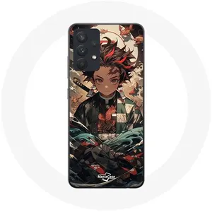 MANIACASE Coque pour Samsung Galaxy A13 5G Demon Slayer Tanjiro Anime Manga Mani... pas cher