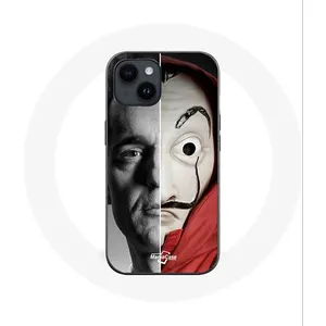 Coque pour Iphone 14 Plus Berlin La casa de papel Berlin Masque Split ... pas cher