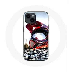Coque pour Iphone 14 Casque MotoCross Maniacase pas cher