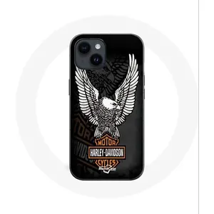 Coque pour Iphone 14 Plus Harley Davidson aigle logo Maniacase pas cher