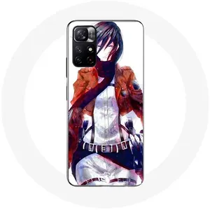 Coque pour Xiaomi Redmi Note 11s 5G Manga Mikasa Ackerman Attaque des Titans Maniacase pas cher