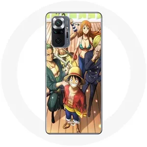 MANIACASE Coque pour Xiaomi Redmi Note 10 Pro One Piece Luffy Affiche Equipages ... pas cher
