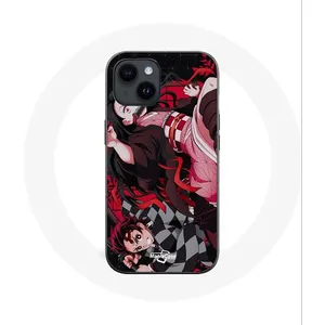 MANIACASE Coque pour Iphone 14 Demon Slayer Tanjiro Nezuko Attaque Combat Maniac... pas cher