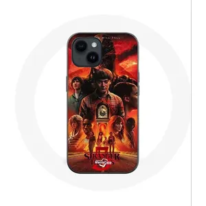 Comparateur de prix : Coque pour Iphone 14 Stranger Things Affiche Saison 5 Maniacase
