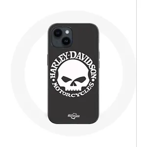 Coque pour Iphone 14 Harley Davidson Motors Tete de mort Maniacase pas cher