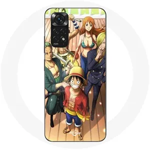 Coque pour Xiaomi Redmi Note 11 4G One Piece Luffy Affiche Equipages Manga Anime Maniacase pas cher