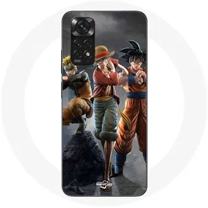 Coque pour Xiaomi Redmi Note 11 4G Sangoku naruto Luffy one piece Dragon Ball z 3D Anime manga Maniacase