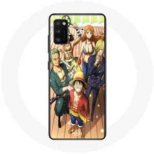 Coque pour Samsung Galaxy S20 One Piece Luffy Affiche Equipages Manga Anime Maniacase pas cher