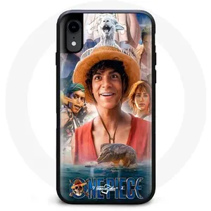 Coque pour Iphone XS One Piece Luffy Affiche Personnages Art Saison 1 Maniacase pas cher