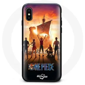 Coque pour Iphone XS Max One Piece Poster Equipages Art Saison 1 Maniacase pas cher