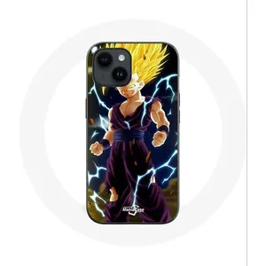 Coque pour Iphone 14 Plus Dragon ball z Super SSJ2 Gohan Maniacase pas cher