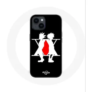 Coque pour Iphone 14 Hunter x Hunter Manga Logo Fond Noir Maniacase pas cher