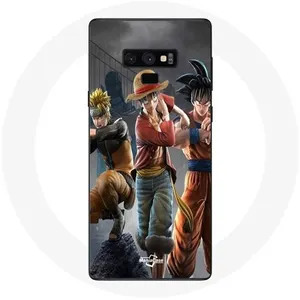 Coque pour Samsung Galaxy Note 9 Sangoku naruto Luffy one piece Dragon Ball z 3D Anime manga Maniacase pas cher