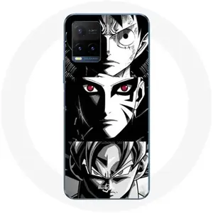 MANIACASE Coque pour Vivo Y21s 2021 / Y21 2021 Sangoku Naruto Luffy one piece Dr... pas cher
